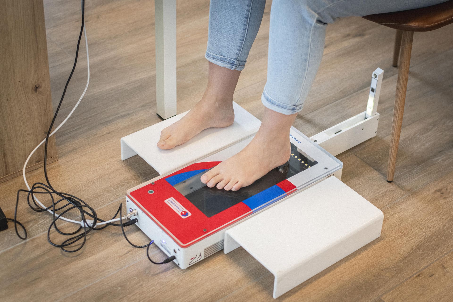 Digitale voetscan maatafname